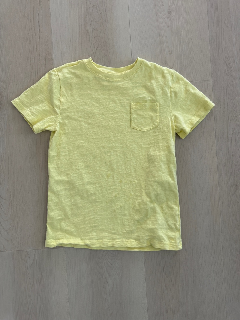 Janie and Jack Lemon Yellow Pocket Tee
